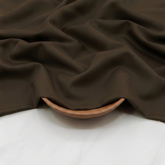 Rust Brown Premium Wash & Wear Unstitched Suit for Men
